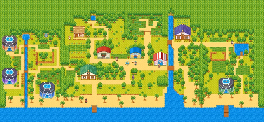 La città in pixel art
